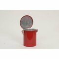 Eagle SAFETY BENCH & DAUB CANS, Metal - Red Bench Can, CAPACITY: 8 Qt. B608